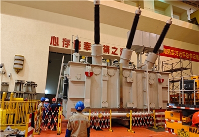 福建水口集團(tuán)公司水口電站1、3、5、6號(hào)機(jī)變及附屬設(shè)備改造項(xiàng)目主變施工